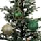 14 Pack 3.8" Red, Green & Gold Peppermint Lane Shatterproof Ornaments by Ashland®